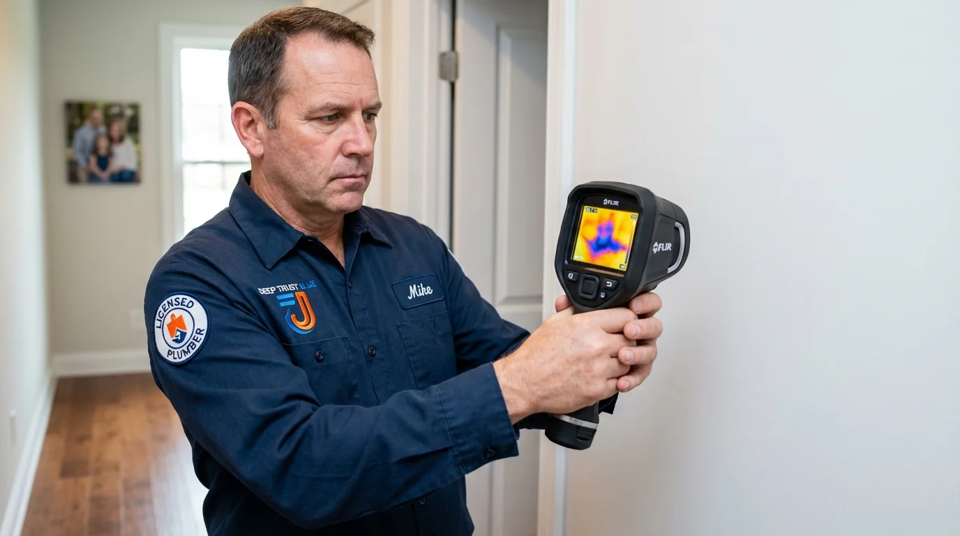 Thermal imaging leak detection by Johns Plumbing LLC in Port Aransas